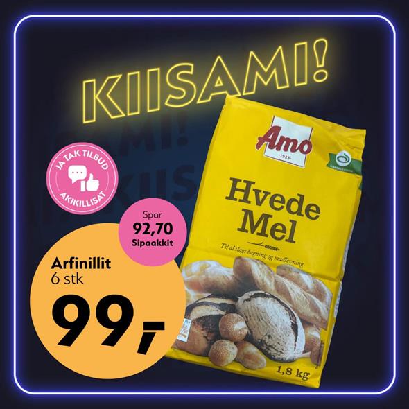 Amo hvedemel 6 stk